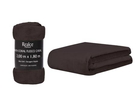 Imagem de Cobertor Manta Microfibra Casal Macia Lisa 1,80x2,00m Realce Premium Sultan