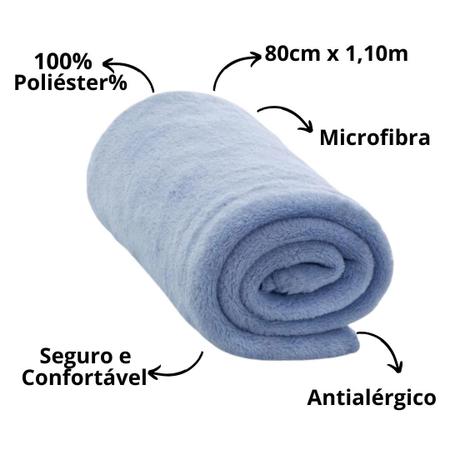 Imagem de Cobertor Mantinha Microfibra Baby 80cm X 1,10m CAMESA