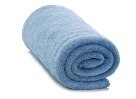 Imagem de Cobertor Mantinha Microfibra para Bebê Camesa - Azul