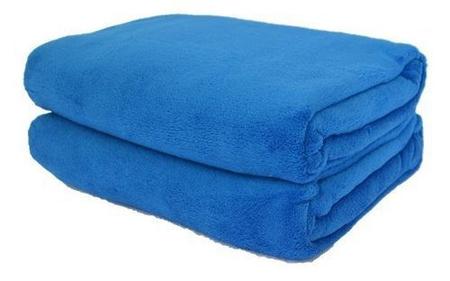 Imagem de Cobertor Microfibra Liso - Azul Royal