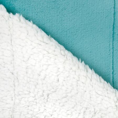 Imagem de Cobertor para Bebê Dupla Face com Sherpa Sultan 110 x 90cm 400 g/m² - Acqua