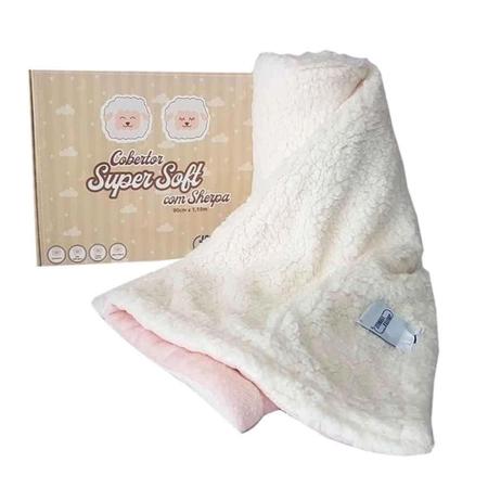 Imagem de Cobertor para Bebê Jolitex Super Soft Com Sherpa 90cmx1,10m - Jolitex Ternille