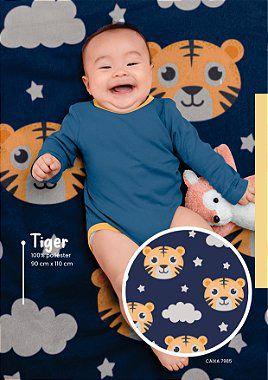 Imagem de Cobertor Para Bebe Microfibra Antialergico Prime Tigre