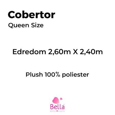 Imagem de Cobertor Queen Size Plush/Sherpa Bella Enxovais Dreams Kloe