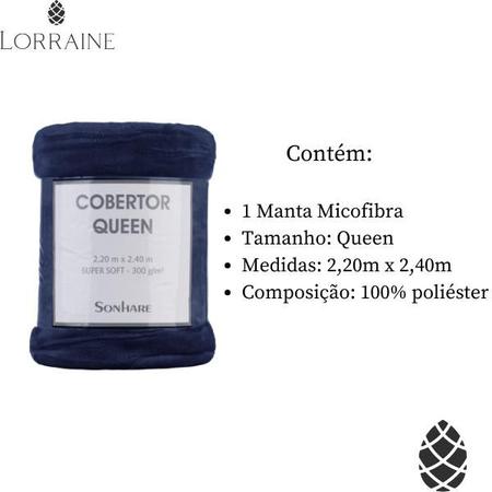 Imagem de Cobertor Queen Super Soft Sultan Sonhare 300g 2,20x2,40m
