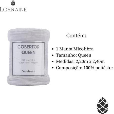 Imagem de Cobertor Queen Super Soft Sultan Sonhare 300g 2,20x2,40m