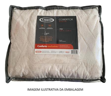 Imagem de Cobertor Relevo Casal Vime Bege 2,00 M X 2,20 M Com 1 Peça