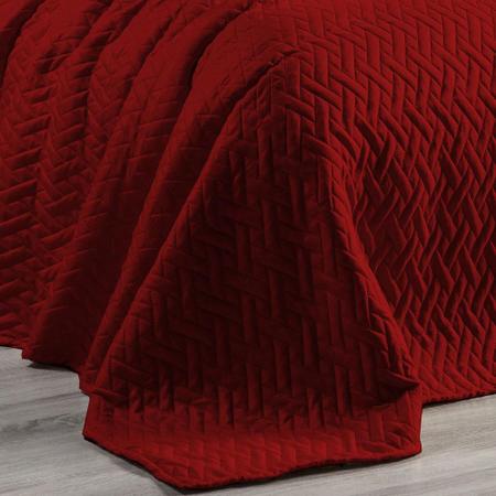 Imagem de Cobertor Sibéria Queen Microfibra E Sherpa 1 Peça Vermelho