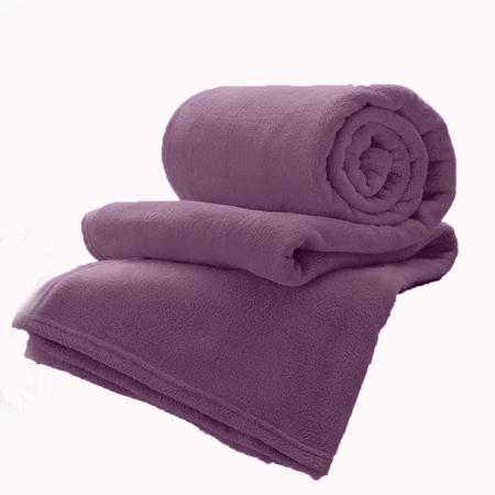 Imagem de Cobertor Soft Coberta Manta Solteiro Inverno - Bege