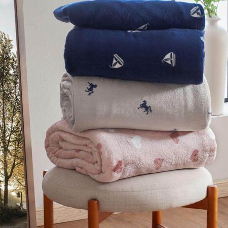 Imagem de Cobertor Solteiro Blanket Vintage 1,50m x 2,20m - Kacyumara