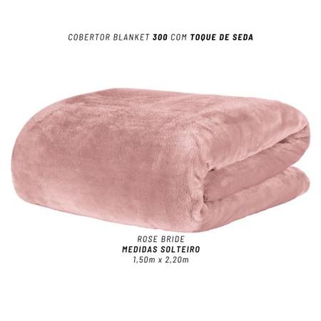 Imagem de Cobertor Solteiro Kacyumara Blanket 300 Soft Liso 1,50x2,20m
