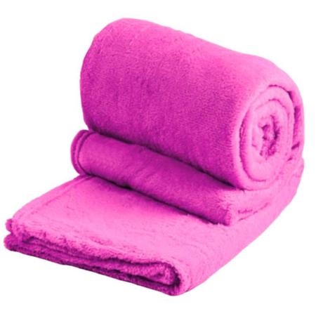 Imagem de Cobertor  Solteiro Soft Liso 1 Peça    Pink