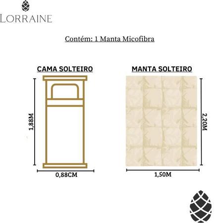 Imagem de Cobertor Solteiro Super Soft Sultan Sonhare 300g 1,50x2,20m