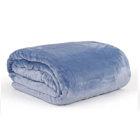Imagem de Cobertor Super King Soft Premium Naturalle Azul