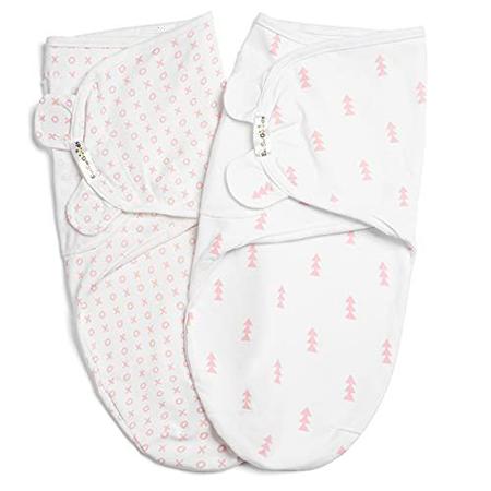 Imagem de Cobertor Swaddle, Conjunto ajustável de envoltório de acasalamento de bebê bebê de 4, cobertores de envoltório de acasalamento de bebê para meninos e meninas feitos em algodão macio, por produtos BaeBae (3-6 meses)