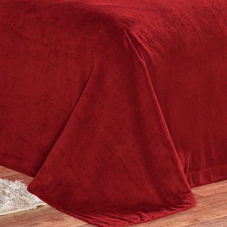 Imagem de Cobertor Vinho Dupla Face King Size Pele de Carneiro / Soft 2,60m x 2,40m