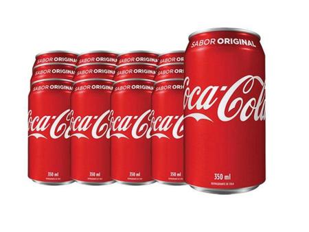 Imagem de Coca Cola Lata 350Ml - Fardo Com 12 Unidades