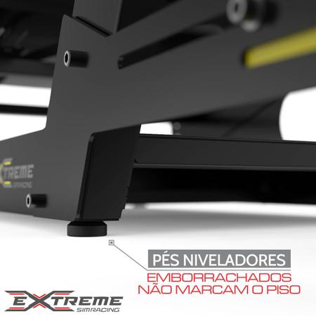 Suporte Para Volante Cockpit Simulador SR Logitech G27,G29,G920,G923,  Fanatec, Thrustmaster - Extreme Simracing - Controle Simulador - Magazine  Luiza