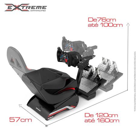 Imagem de Cockpit Simulador Suporte Para Volante X Retrátil V3 Extreme Simracing