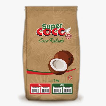 Imagem de Coco Ralado Médio 5kg - Supercoco