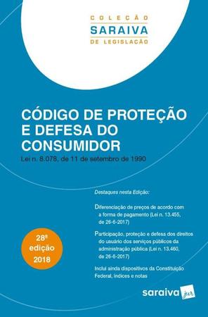 Imagem de CODIGO DE PROTECAO E DEFESA DO CONSUMIDOR - 28ª ED - SARAIVA JUR (SOMOS EDUCACAO-TECNICOS)