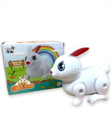 Brinquedos musicais coelho, Brinquedo Pelúcia Animal Falante, Brinquedos  musicais interativos bichinhos pelúcia falantes, brinquedo desenvolvimento