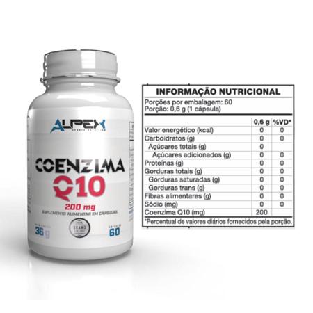 Imagem de Coenzima Q-10 200Mg 60 Caps - Alpex Nutrition - Sem Sabor