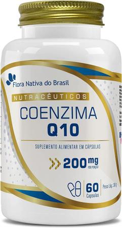 Imagem de Coenzima Q10 100% Pura (200mg por porção) 60 Caps Flora Nativa - Flora Nativa do Brasil