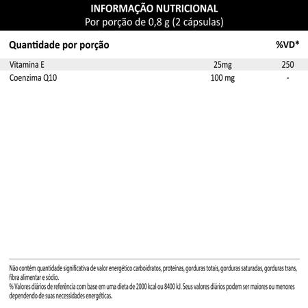 Imagem de Coenzima Q10  Com Vitamina E  60 Cápsulas  Puravida