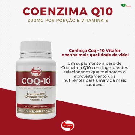 Imagem de Coenzima Q10 Vitafor - 60 Cápsulas
