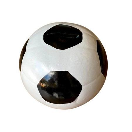 Imagem de Cofrinho Decorativo Bola de Futebol em Cerâmica