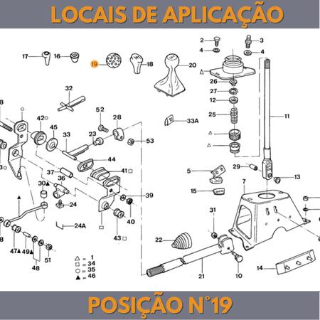 Imagem de Coifa Cambio Gol Parati Gls Saveiro Summer Voyage GL 84/