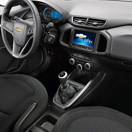 Coifa da Alavanca de Cambio Carro Chevrolet Onix / Prisma 2013-2019 Base  PRETA / Cor: PRETA (C/ AZUL) - Melhores Acessórios para seu Veículo você  encontra aqui! Produtos Novos com Garantia e