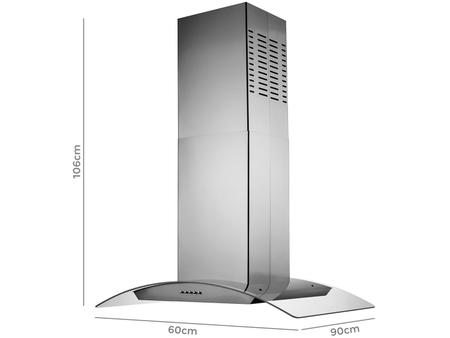 Imagem de Coifa de Ilha Cadence Inox 90cm 3 Velocidades