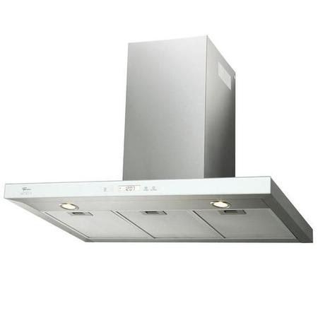 Imagem de Coifa de parede fischer infinity 90 cm vidro dig touch branco 220v