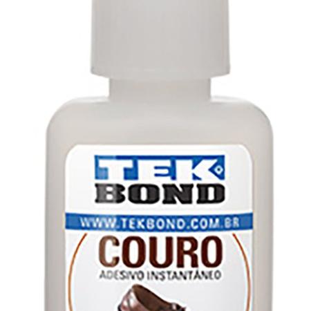 Imagem de Cola Adesivo Instantâneo Couro Natural Sintético 20g TEKBond