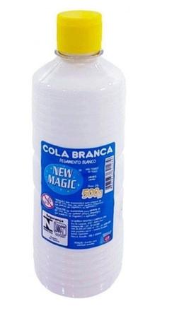 Imagem de Cola Branca Uso Geral Slime Artesanato Escola 500g Oferta - New Magic