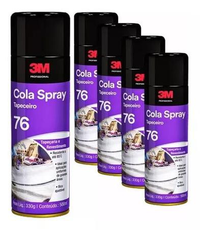 Imagem de Cola em spray para tapeçaria secagem rápida spray 76 3m