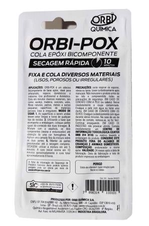 Cola Epóxi (tipo Araldite) 40g Orbi-pox 10 Minutos Com Nfe Imagem de Cola Epóxi (tipo Araldite) 40g Orbi-pox 10 Minutos Com Nfe
