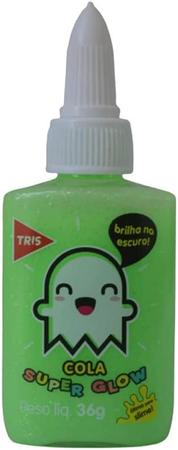 Imagem de Cola Glitter Brilha no escuro Super Glow 36g Cor Verde TRIS