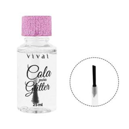 Imagem de Cola para Glitter Vivai - Cola Glitter na maquiagem - Makes brilhosas - Maquiagem com gliter