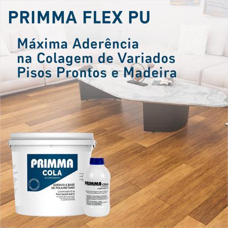 Imagem de Cola Pu Primma Flex 5kg Calafetação Massa Madeira Sucupira