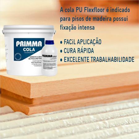 Imagem de Cola Pu Primma Flex 5kg Calafetação Massa Madeira Sucupira