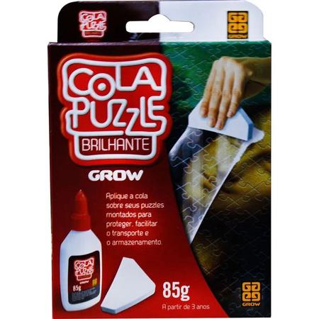 Cola para Quebra-Cabeça Grow - Cola Puzzle Brilhante 85g - Cola para Quebra  Cabeça - Magazine Luiza