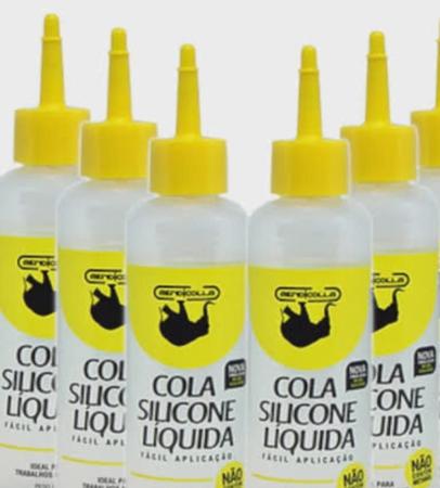 Imagem de Cola Silicone Liquida Rendicola 100g, (vendido por unidade) É uma cola de silicone para uso em trabalhos manuais composto de acetato de polivinila, et