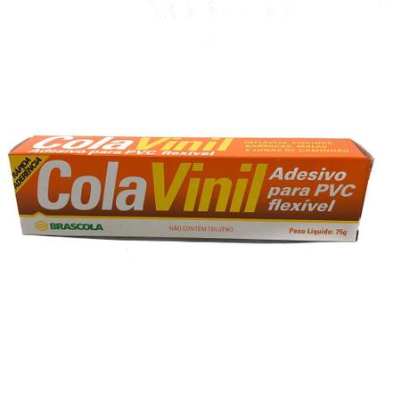 Imagem de Cola Vinil emendo Reparo de Piscina/boia/colchão Infláve/barraca brascola 75g