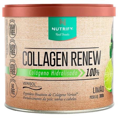 Imagem de Colágeno Collagen Hidrolisado  Renew Verisol  Limão Nutrify 300G