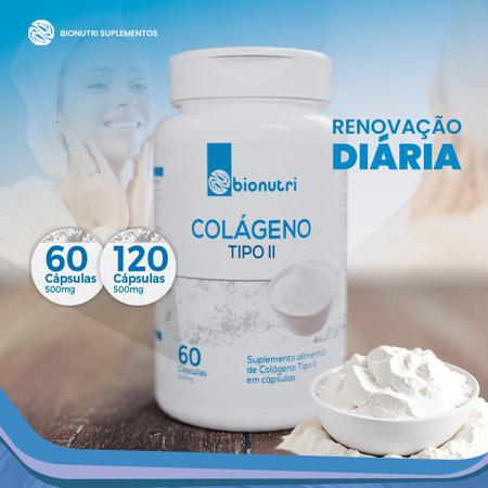 Imagem de Colágeno Tipo 2 120 Cápsulas 500 Mg Bionutri