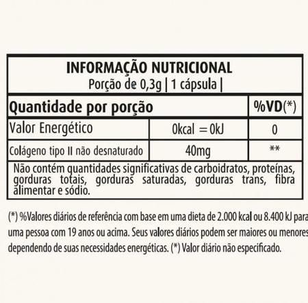 Imagem de Colágeno Tipo II 300mg (60 caps) - Apisnutri