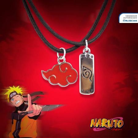 Colar Feminina Nuvem Naruto Anime Nota Fiscal Orizom - Colar